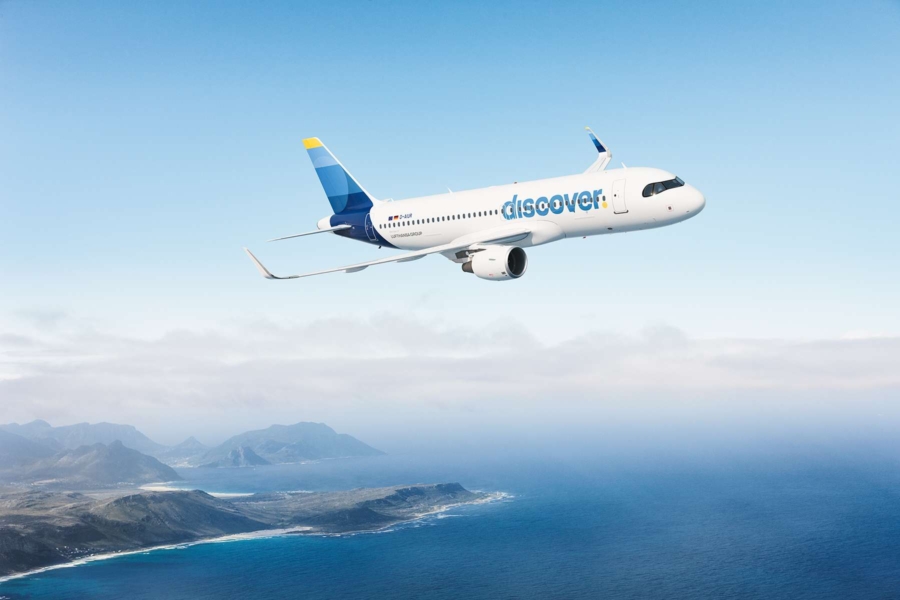 Un avion de la compagnie Discover Airlines. Crédit : Discover