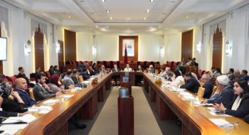 Lors du vote du projet de loi n° 01.24 par la commission de la justice, de la législation et des droits de l'Homme à la Chambre des conseillers, le 13 avril 2026.