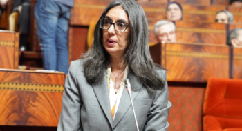 Nadia Fettah, ministre de l'Économie et des Finances, à la Chambre des représentants, le 27 avril 2026.