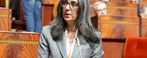 Nadia Fettah, ministre de l'Économie et des Finances, à la Chambre des représentants, le 27 avril 2026.
