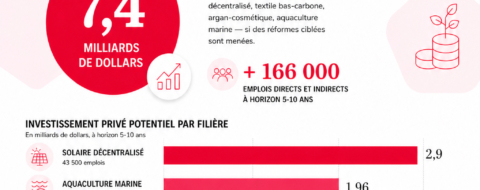 Maroc : la Banque mondiale chiffre à 7,4 milliards de dollars le potentiel d'investissement privé bloqué