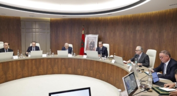 Lors de la réunion du Comité de pilotage de la réforme du système national de santé, présidé par le Chef du gouvernement, Aziz Akhannouch, le 14 avril à Rabat.