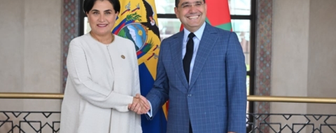 e ministre des affaires étrangères Nasser Bourita et son homologue équatorienne Gabriela Sommerfeld