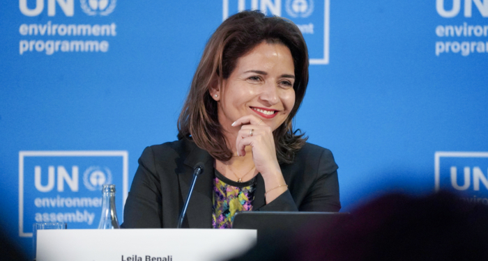 Leila Benali, ministre de la Transition énergétique et du Développement durable.
