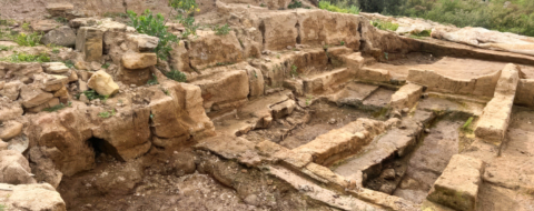Le complexe thermal découvert sur le site de Rirha, près de Sidi Slimane.