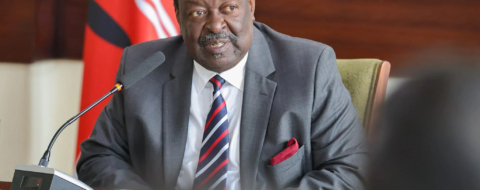 Dr Musalia Mudavadi, Premier secrétaire du cabinet et secrétaire du cabinet des Affaires étrangères et de la Diaspora de la République du Kenya.
