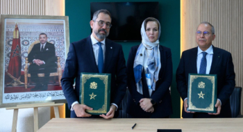 Lors de la signature de la convention de partenariat entre Ardi Microfinance et Tamwilcom, en marge du SIAM, à Meknès, le 24 avril 2026.