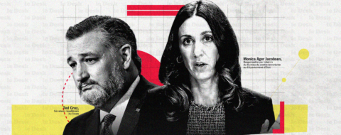 Ted Cruz, sénateur républicain du Texas et Monica Ager Jacobsen, responsable par intérim du Bureau du contre-terrorisme au Département d'État