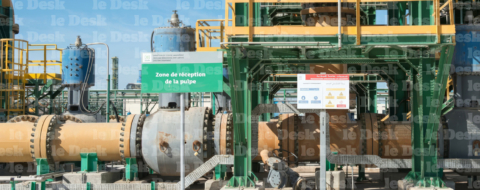 L'usine d'engrais JFC III du groupe OCP, à Jorf Lasfar.