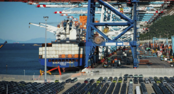 Un terminal du port Tanger Med.