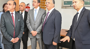 Abdellatif Ouahbi, ministre de la Justice, lors de l'inauguration du nouveau bâtiment de la section de la justice de la famille à Salé, le 4 mai 2026.