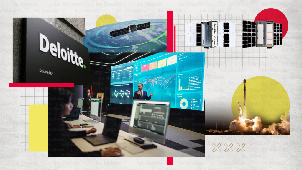 Deloitte‑2 et Deloitte‑3, deux nano‑satellites construits par l'opérateur américain Spire Global pour le compte d'un cabinet d'audit