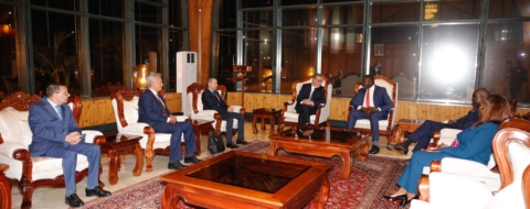 Le Chef du gouvernement Aziz Akhannouch à Nairobi, le 10 mai 2026, pour représenter le roi Mohammed VI lors du Sommet Africa Forward.