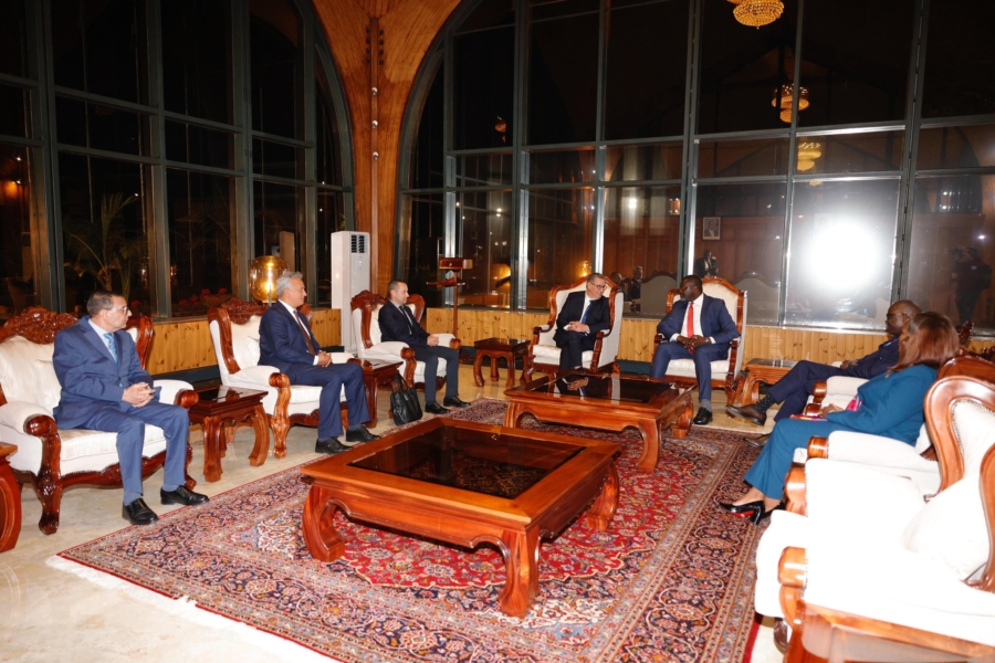 Le Chef du gouvernement Aziz Akhannouch à Nairobi, le 10 mai 2026, pour représenter le roi Mohammed VI lors du Sommet Africa Forward.