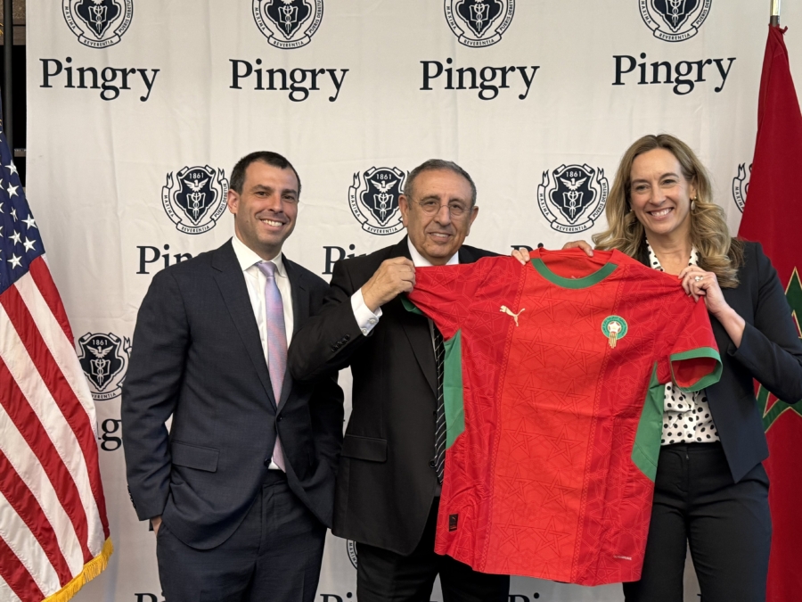 L'ambassadeur Youssef Amrani dans le New Jersey.
