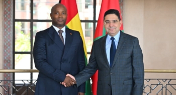 Nasser Bourita s'est entretenu, ce jour à Rabat avec le Ministre des Affaires étrangères, de la Coopération internationale et des Communautés de la République de Guinée-Bissau, M. João Bernardo Vieira