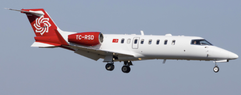Learjet 45 immatriculé TC-RSD