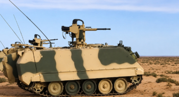 les véhicules blindés de transport de troupes M113 des FAR sont apparus équipés de tourelles téléopérées Guardian 1.5 de fabrication espagnole