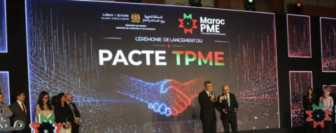 Lors du lancement du Plan d'accélération de la croissance et de la transformation des très petites, petites et moyennes entreprises, baptisé Pacte TPME, le 29 avril 2026 à Rabat.