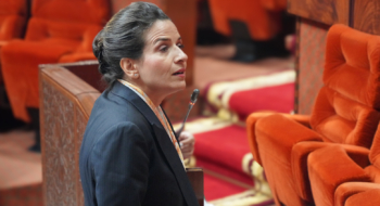 Leila Benali, ministre de la Transition énergétique et du Développement durable, à la Chambre des représentants, le 4 mai 2026.