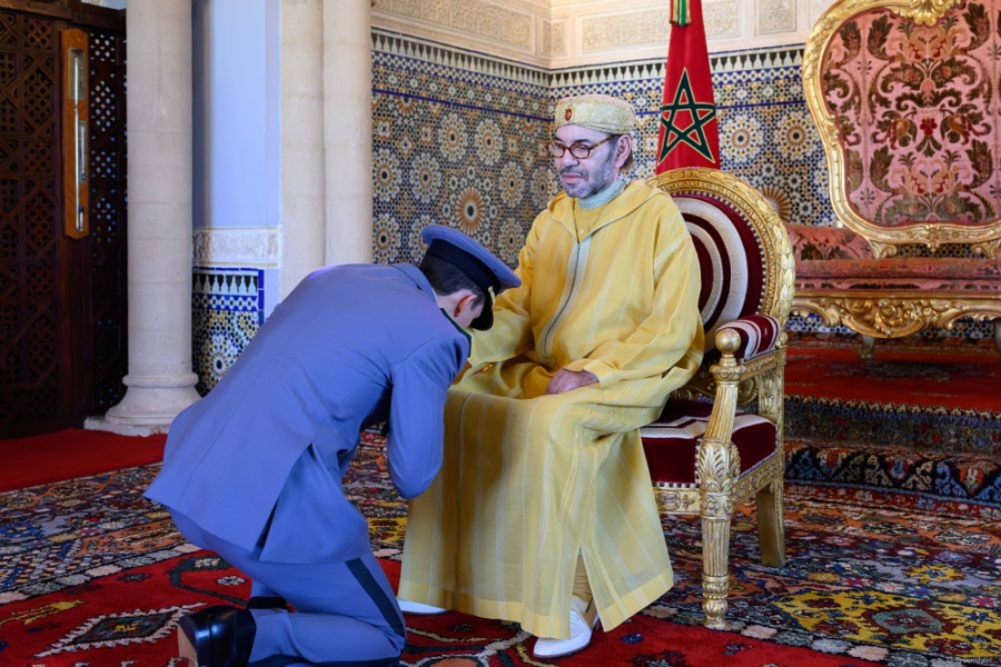 Le roi Mohammed VI a nommé le prince héritier Moulay El Hassan coordinateur des bureaux et services de l'état-major général des FAR, le 2 mai 2026.