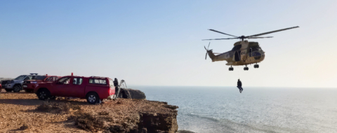 Une opération de sauvetage en mer conduite par les FAR et la Protection civile (photo d'illustration).