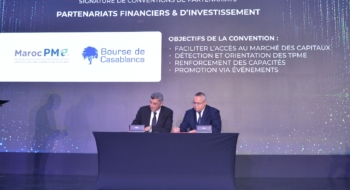 Signature d’un partenariat stratégique entre la Bourse de Casablanca et Maroc PME