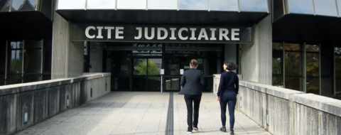 La Cité judiciaire à Nantes, où le procès de Issam Lahrach, dit « La Plume », a commencé le 4 mai 2026.
