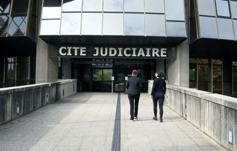 La Cité judiciaire à Nantes, où le procès de Issam Lahrach, dit « La Plume », a commencé le 4 mai 2026.