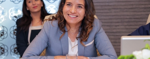 Leila Benali, ministre de la Transition énergétique et du Développement durable.