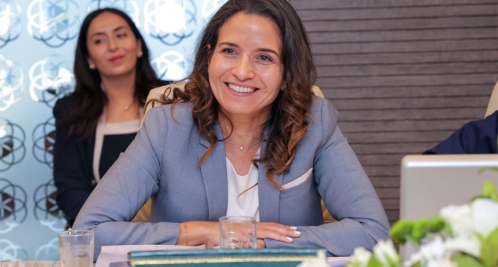 Leila Benali, ministre de la Transition énergétique et du Développement durable.