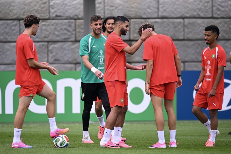 Mondial 2026 : Séance d'entraînement de l'équipe du Maroc à la Pingry School