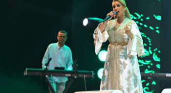 La chanteuse Statia lors de son concert sur la scène de Salé, le 21 juin 2026, dans le cadre de la 21e édition du festival Mawazine - Rythmes du monde.