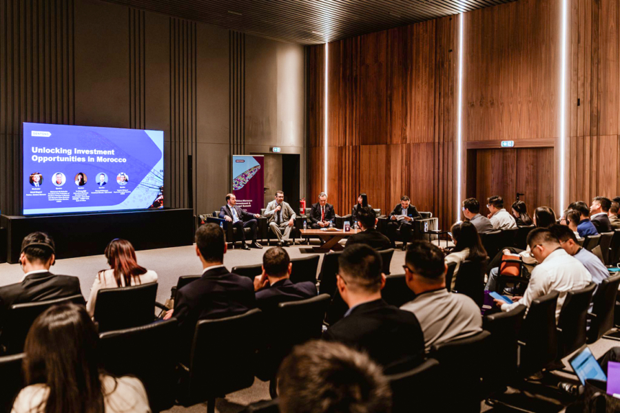Lors de la première édition du China-Morocco Investment & Legal Summit, organisée par le cabinet Dentons Morocco le 21 mai 2026 à Casablanca.
