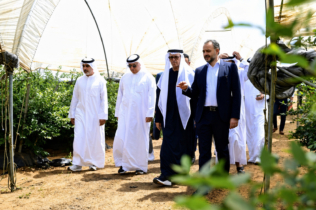 Les dirigeants émiratis d'Elite Agro Holding.