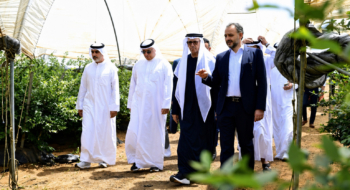 Les dirigeants émiratis d'Elite Agro Holding.
