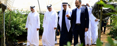 Les dirigeants émiratis d'Elite Agro Holding.