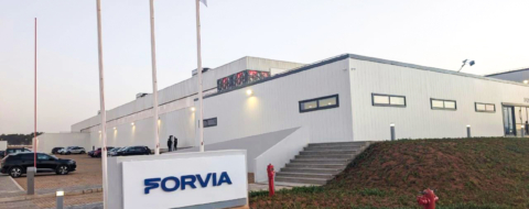 Le site de production de l'équipementier automobile Forvia à Salé Technopolis.