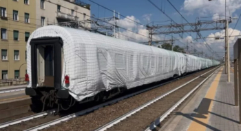 L'ancien train Intercity « préemballé » pour le Maroc