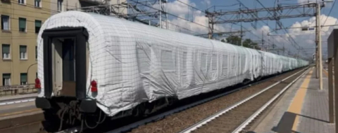 L'ancien train Intercity « préemballé » pour le Maroc