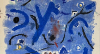 Mohamed Nabili, Pastel sans titre, 1989.