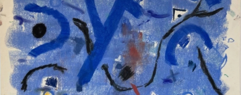 Mohamed Nabili, Pastel sans titre, 1989.