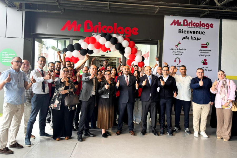 Lors de la cérémonie d'inauguration du magasin Mr.Bricolage Almaz, à Casablanca, le 16 juin 2026.