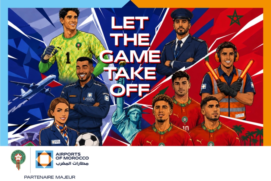 Campagne Airports Of Morocco pour le Mondial 2026