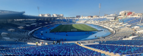 Le Complexe sportif Mohammed V à Casablanca.