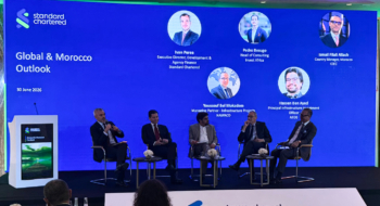 Lors de la conférence « Global & Morocco Outlook », organisée par Standard Chartered le 30 juin 2026 à Casablanca.