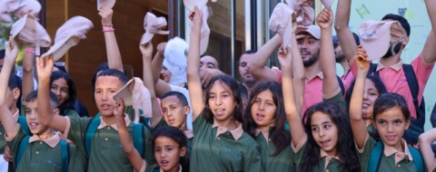 Des enfants lors d'une précédente édition du programme de colonies de vacances d'Act4Community Khouribga.