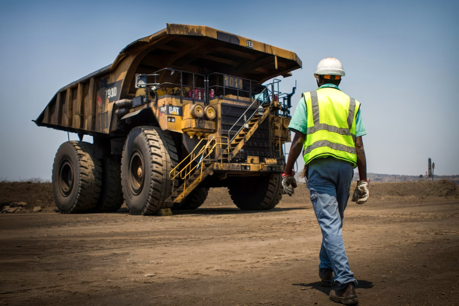 Dans une mine exploitée par Xtract Resources en Zambie.
