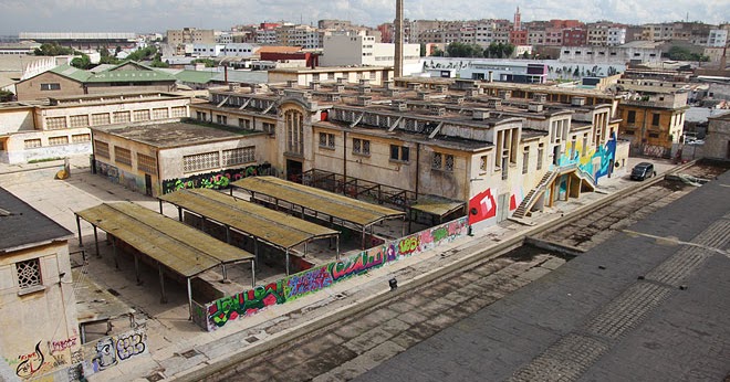 Les anciens abattoirs de Casablanca. Crédit : DR