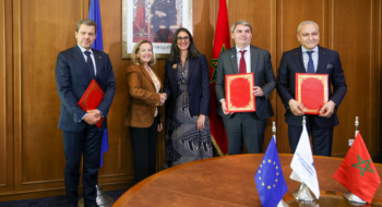 Cérémonie de signature des déclarations relatives aux Conventions de financement du secteur du transport durable et résilient